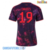 Camisa de time de futebol Bayern Munich Alphonso Davies #19 Replicas 3º Equipamento Feminina 2026-27 Manga Curta